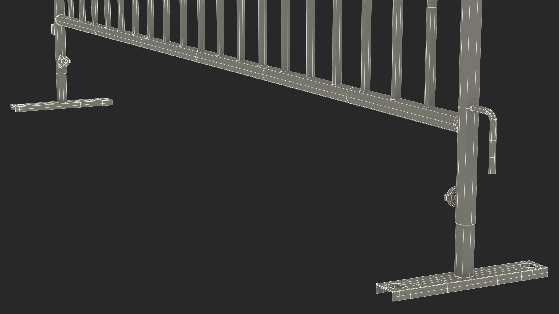 3D Metal Barricade Fence