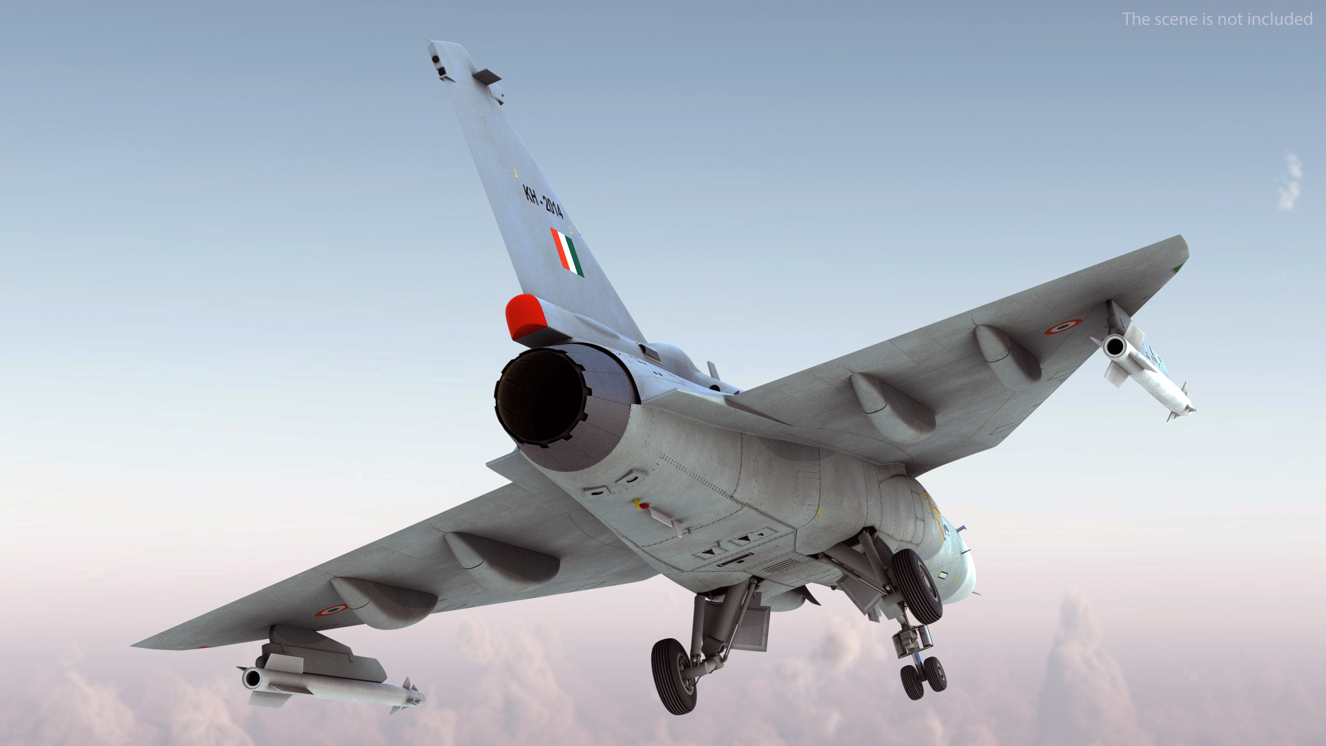 HAL Tejas Multirole Light Fighter Exterior Only 3D