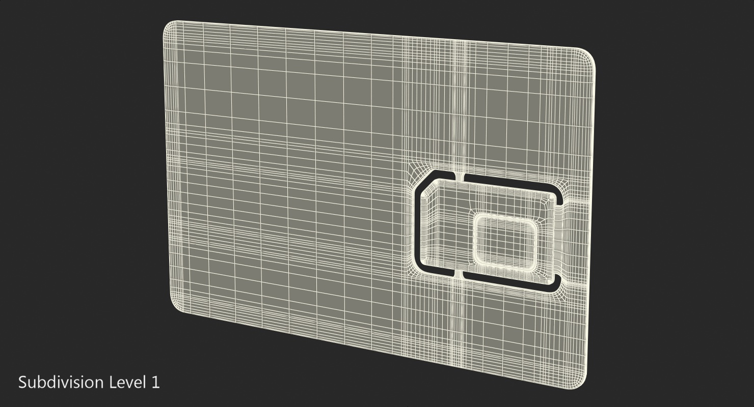 3D Sim Card AT_T model