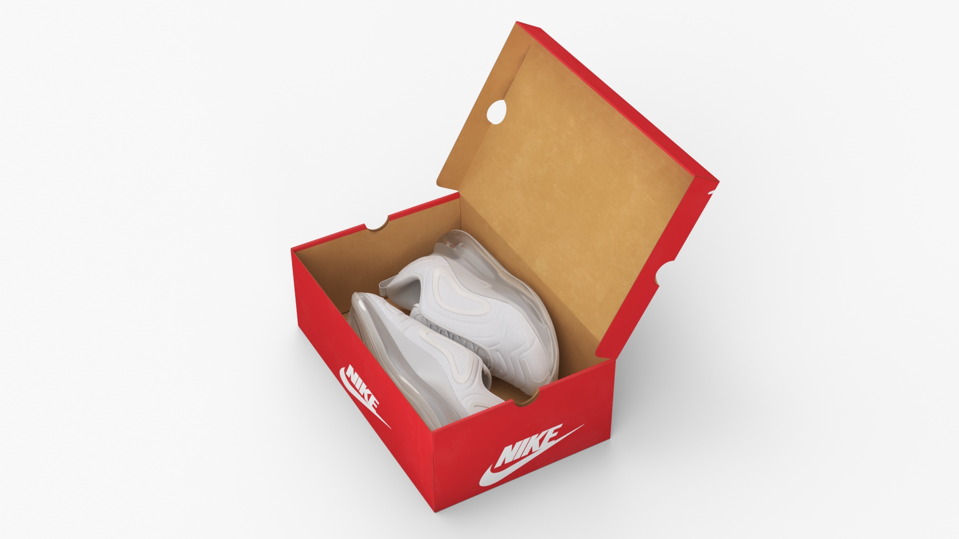 3D model Nike Air 720 White in Box