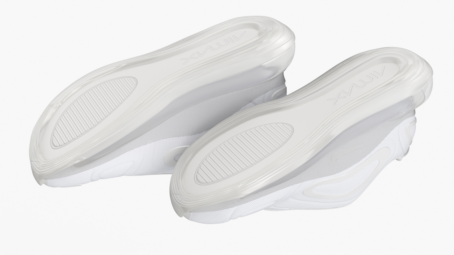 3D model Nike Air 720 White in Box