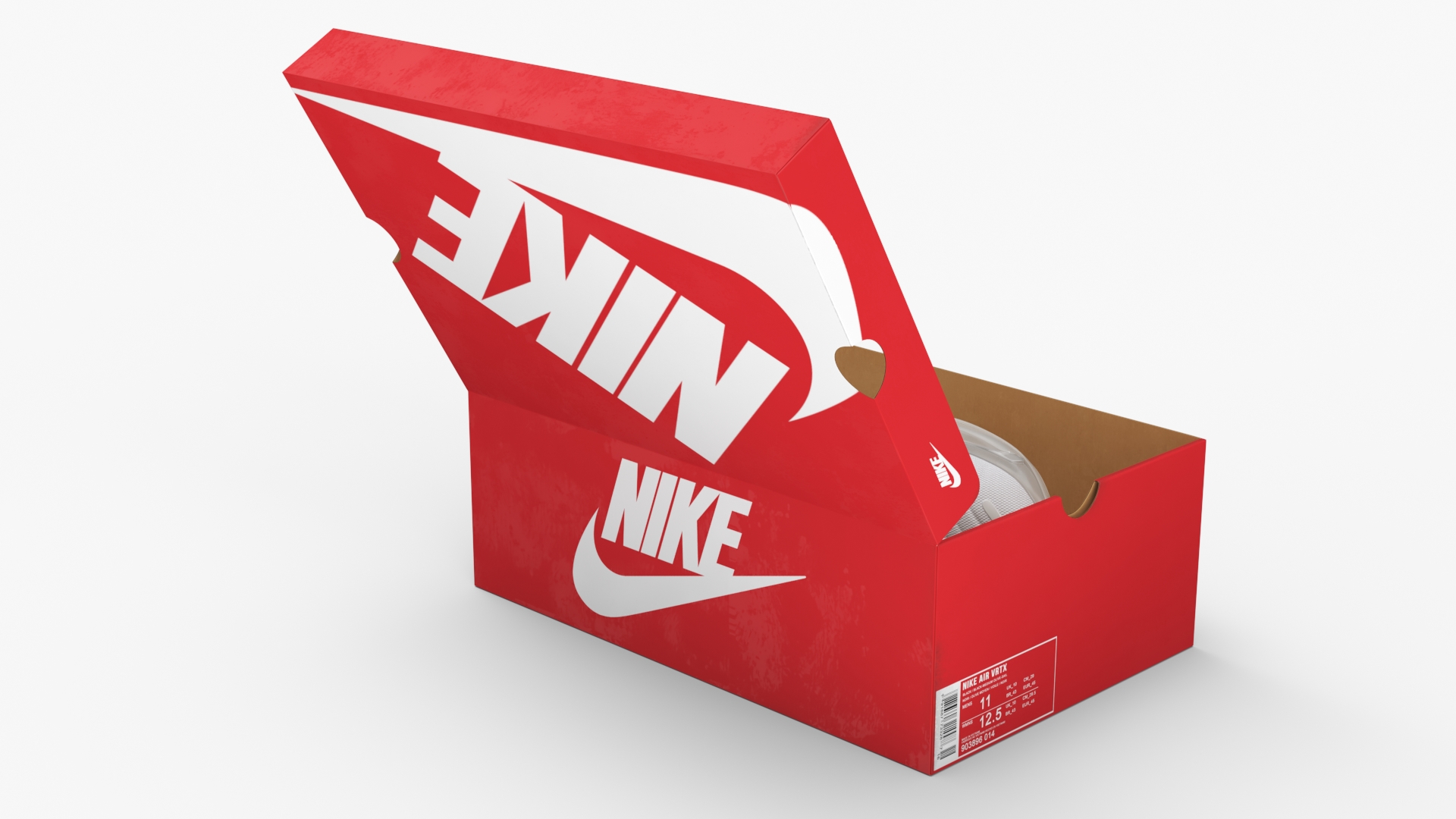 3D model Nike Air 720 White in Box