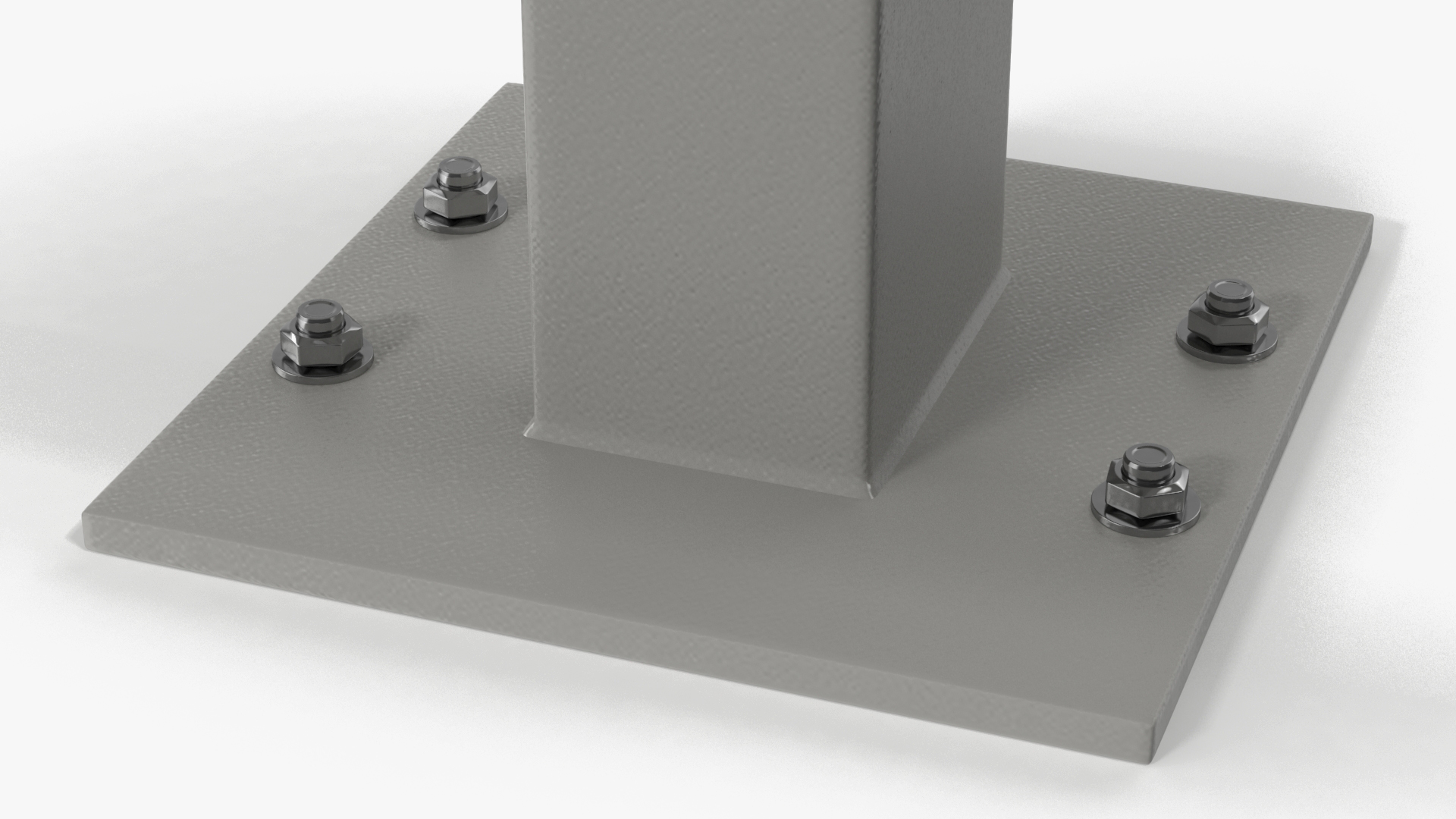 3D model Grey Sixteen Door Parcel Cluster Mailbox