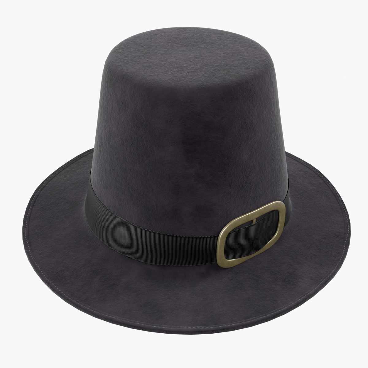 Pilgrim Hat 3D Model, view 3
