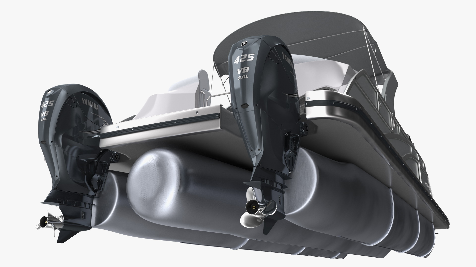 3D model Pontoon Boat Bennington Q LINE 2024 Grey