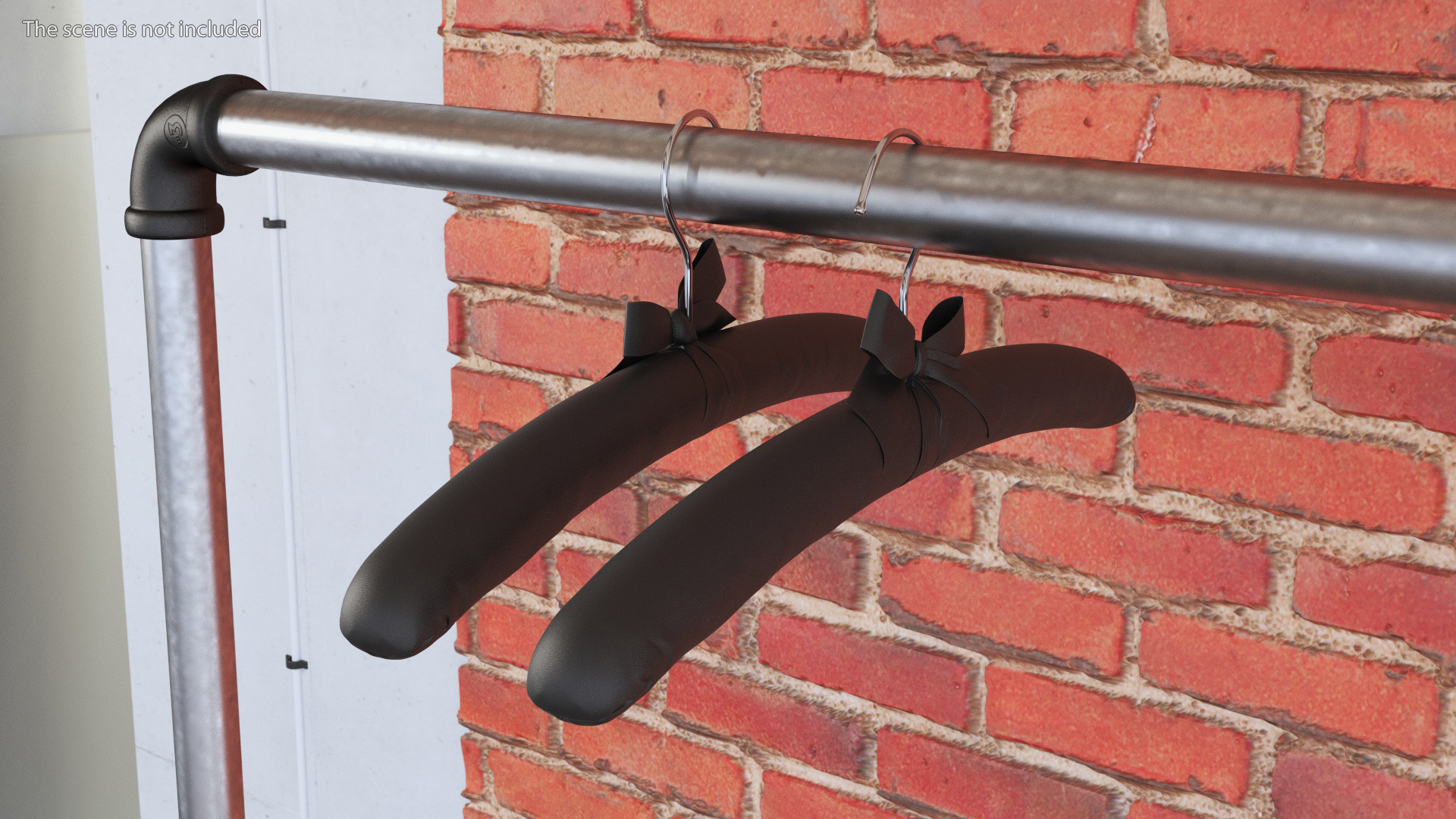 3D model Coat rack Black