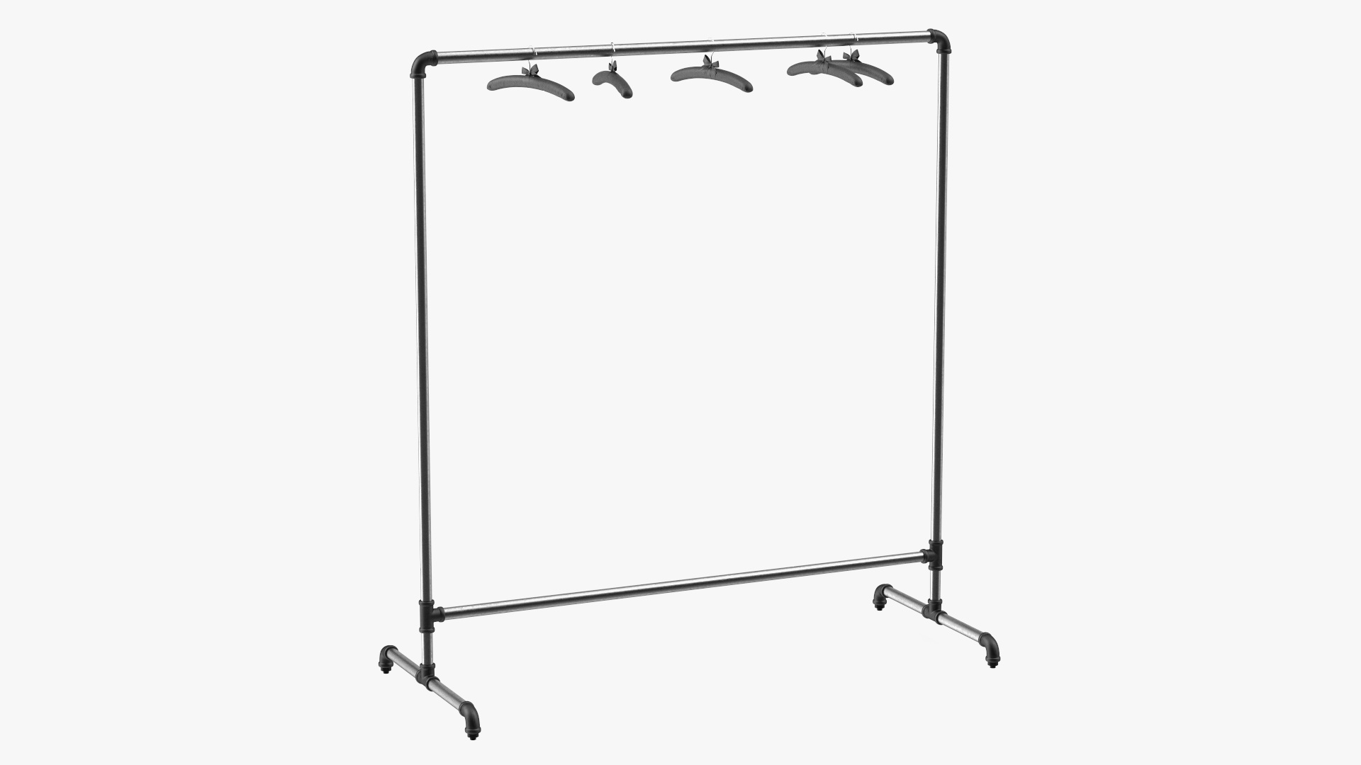 3D model Coat rack Black