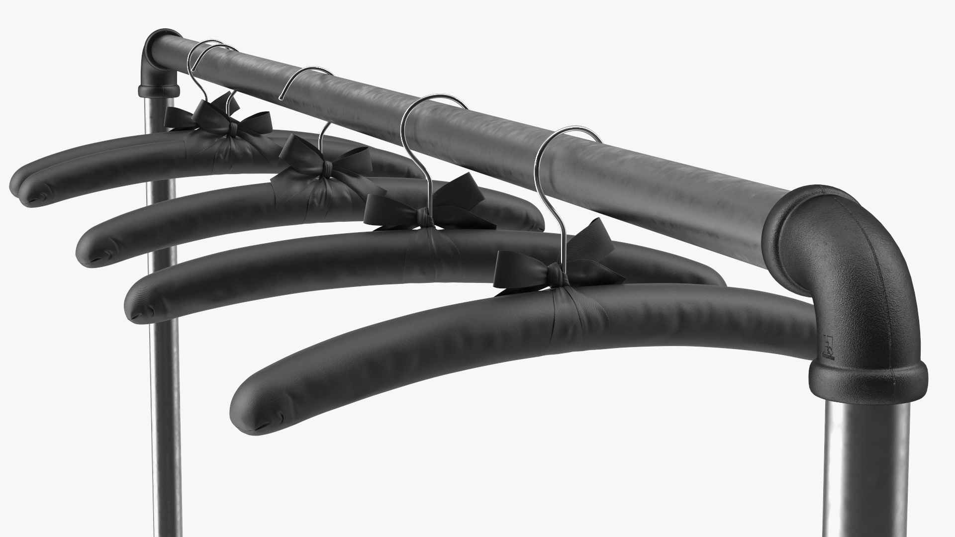 3D model Coat rack Black