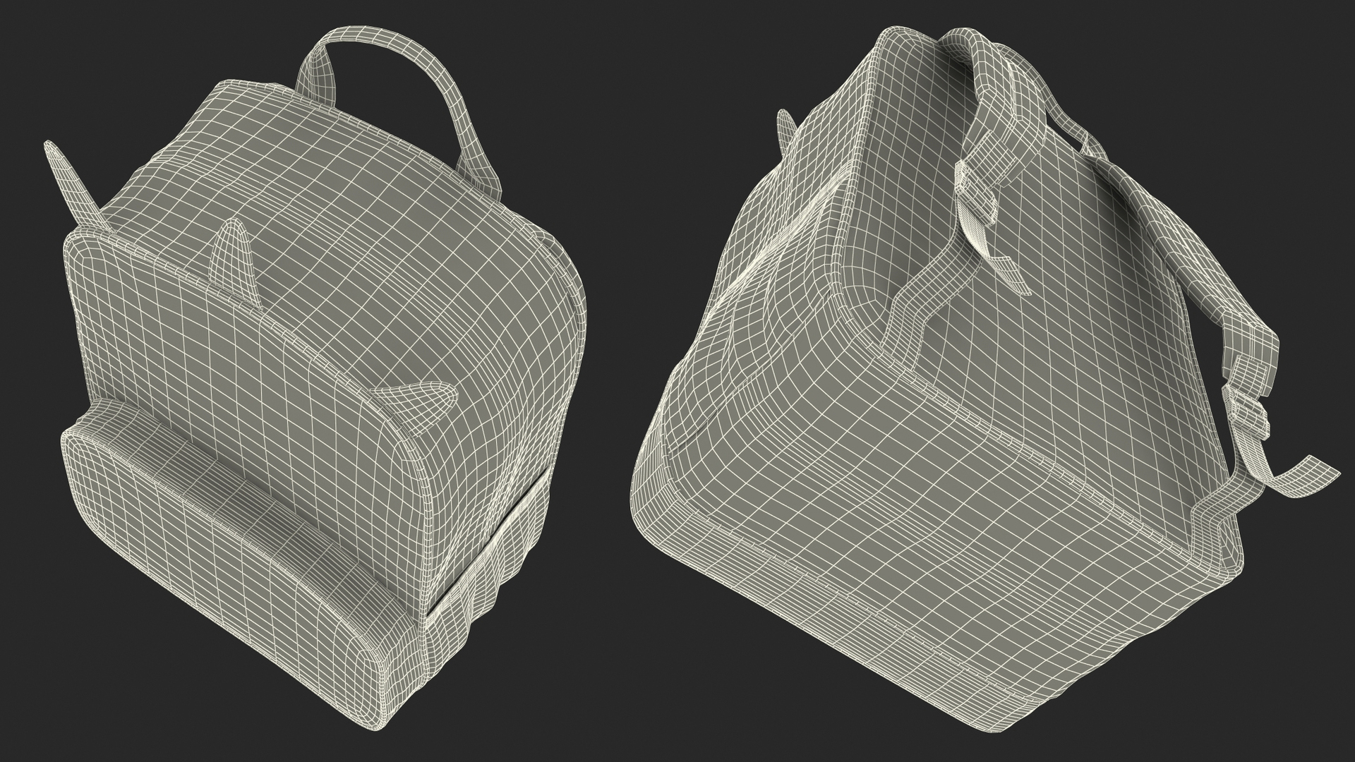Kids Dinosaur Themed Backpack 3D model