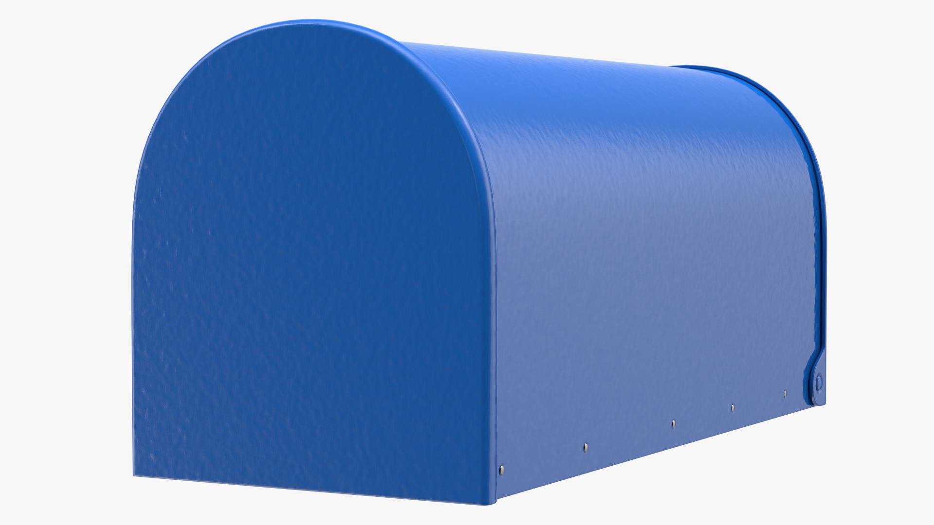 3D model Blue Painted Mailbox