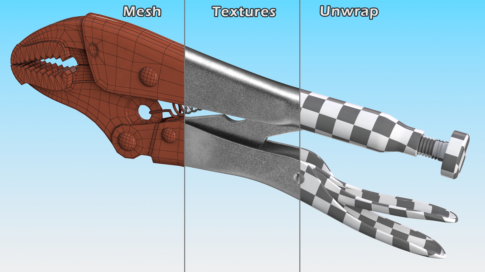 3D Vise Grip 10R model