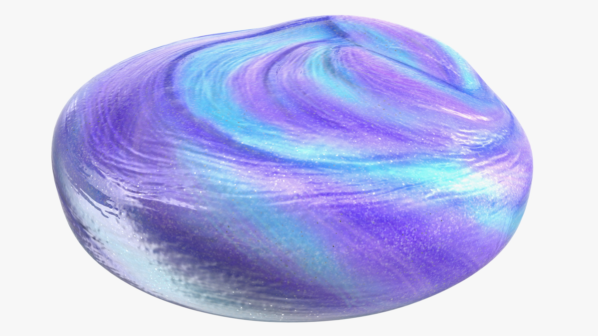 3D model Sensory Blue Purple Slimes Pot