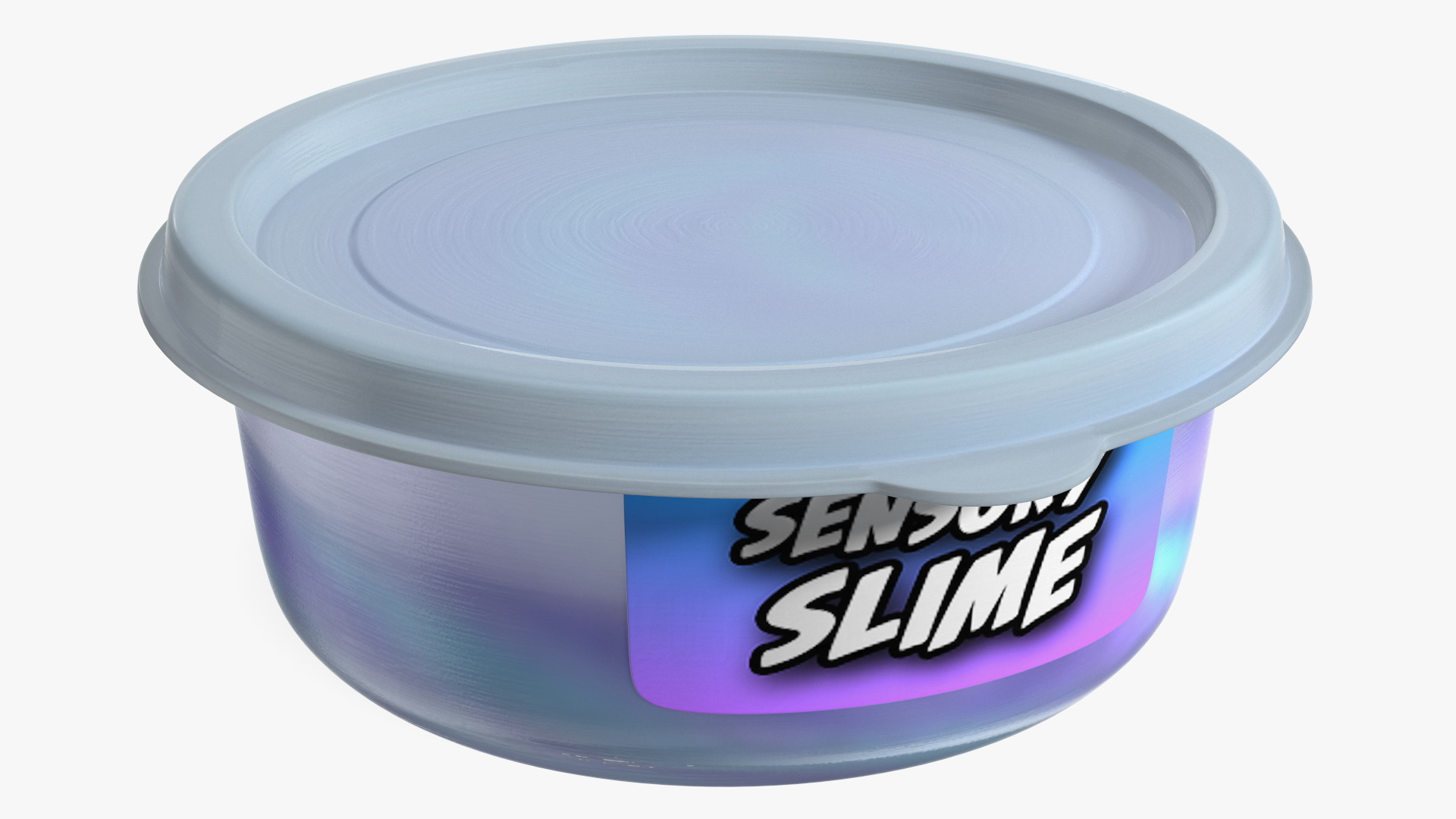 3D model Sensory Blue Purple Slimes Pot