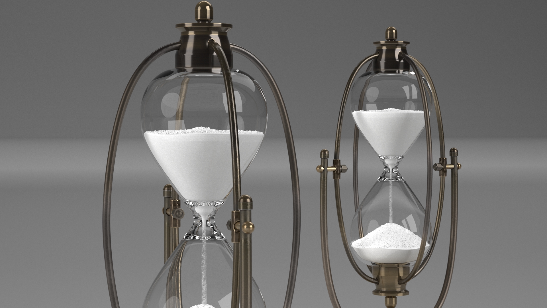 3D Sand Clock Antique model