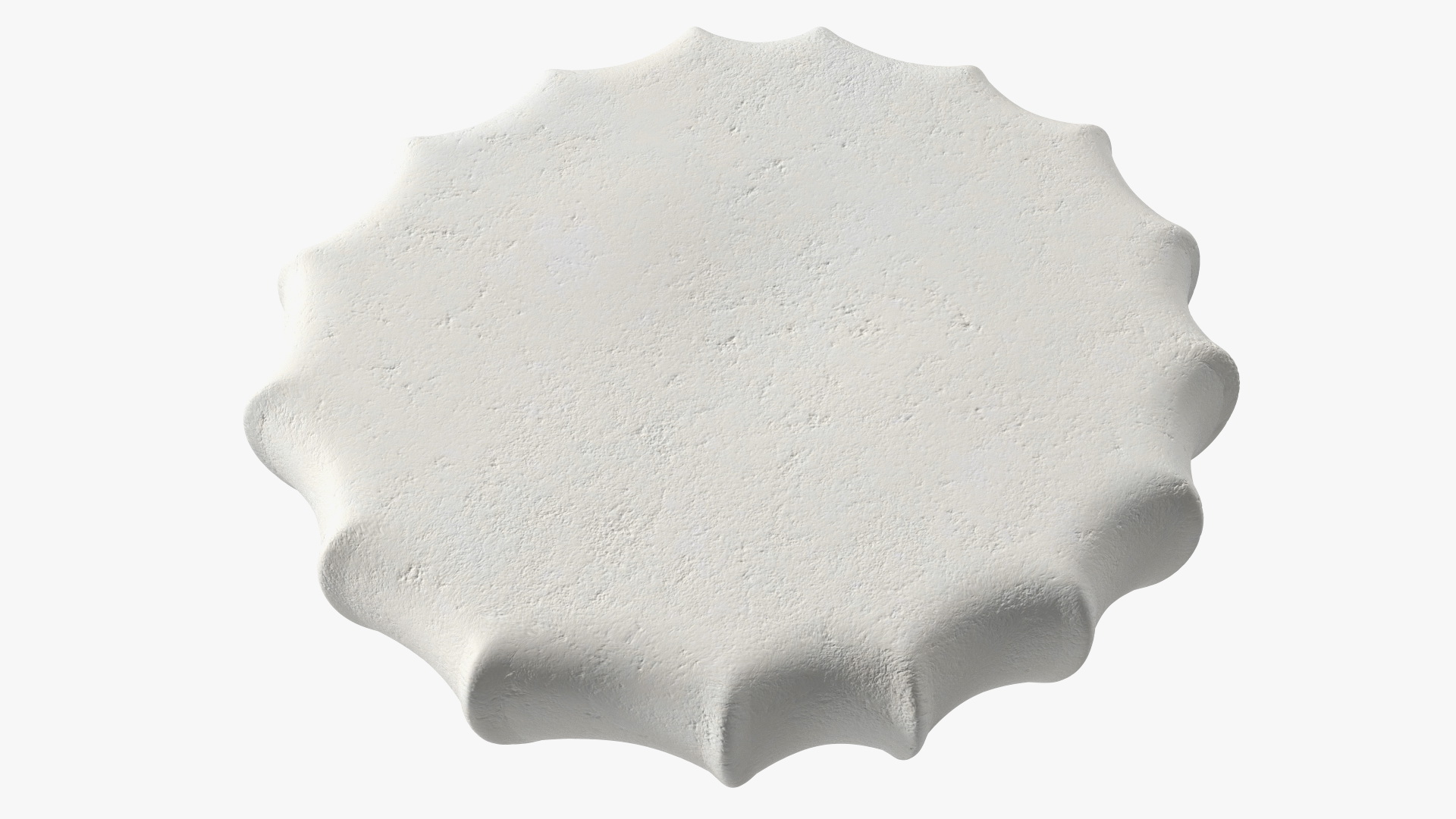 3D Mini Meringue Cookie White