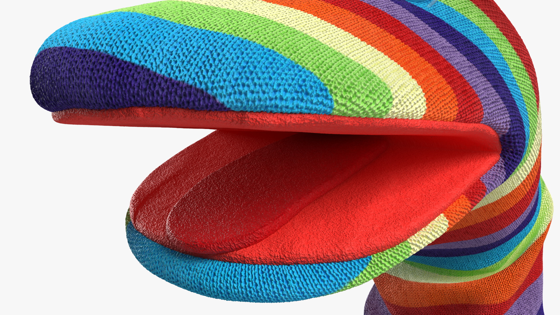 3D model Striped Sock Puppet Boy Rigged
