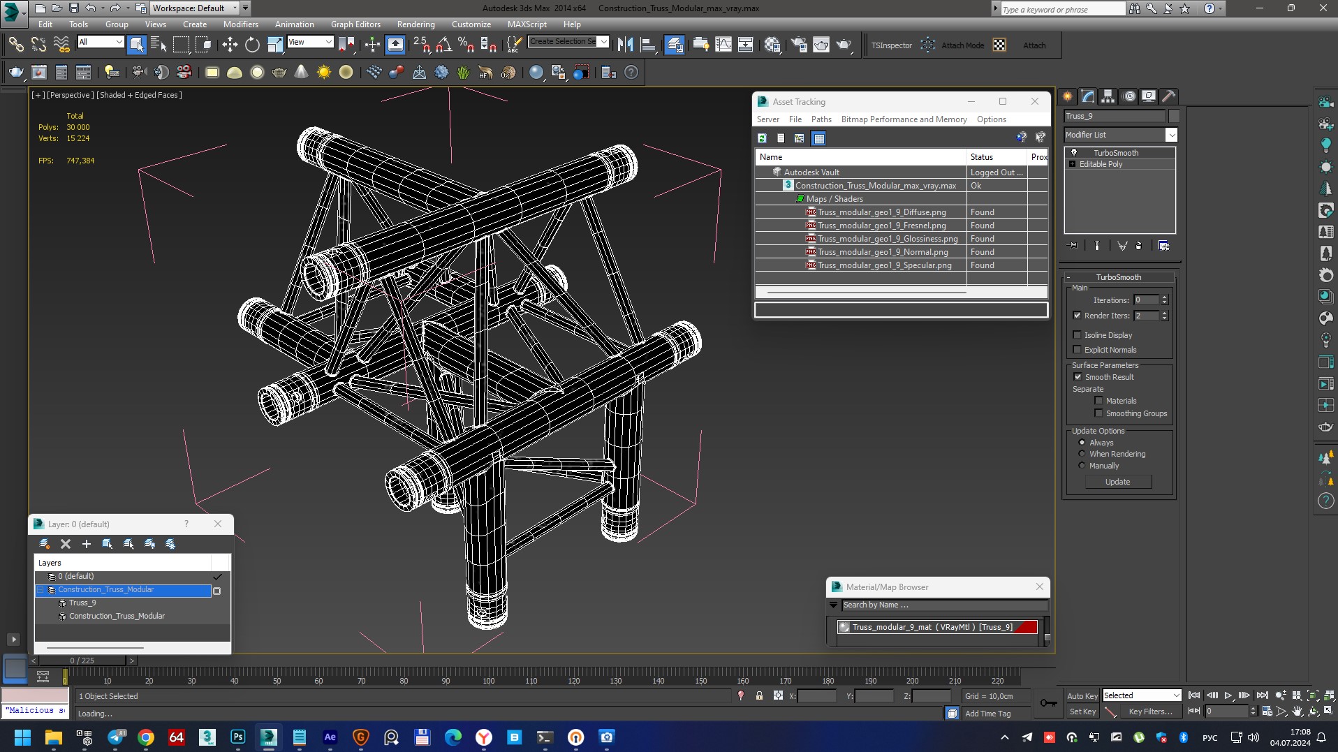 3D Construction Truss Modular