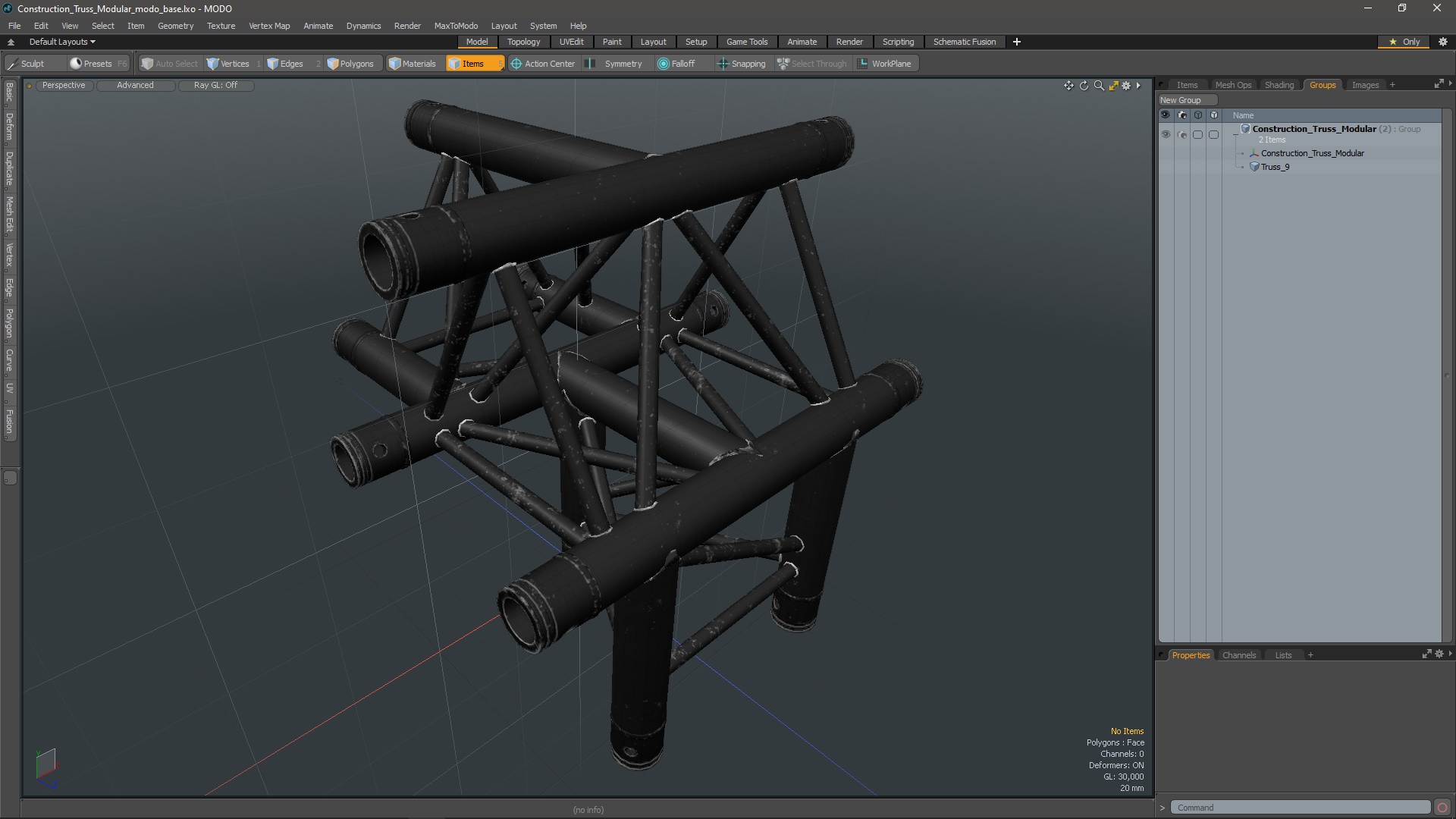 3D Construction Truss Modular