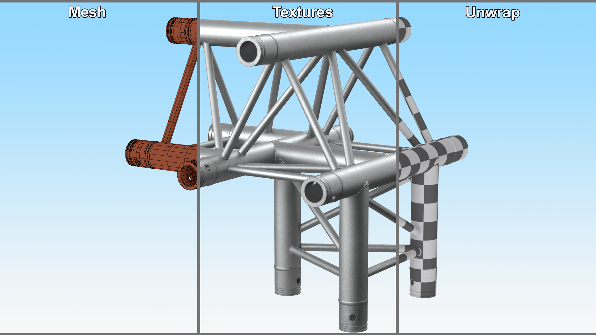 3D Construction Truss Modular