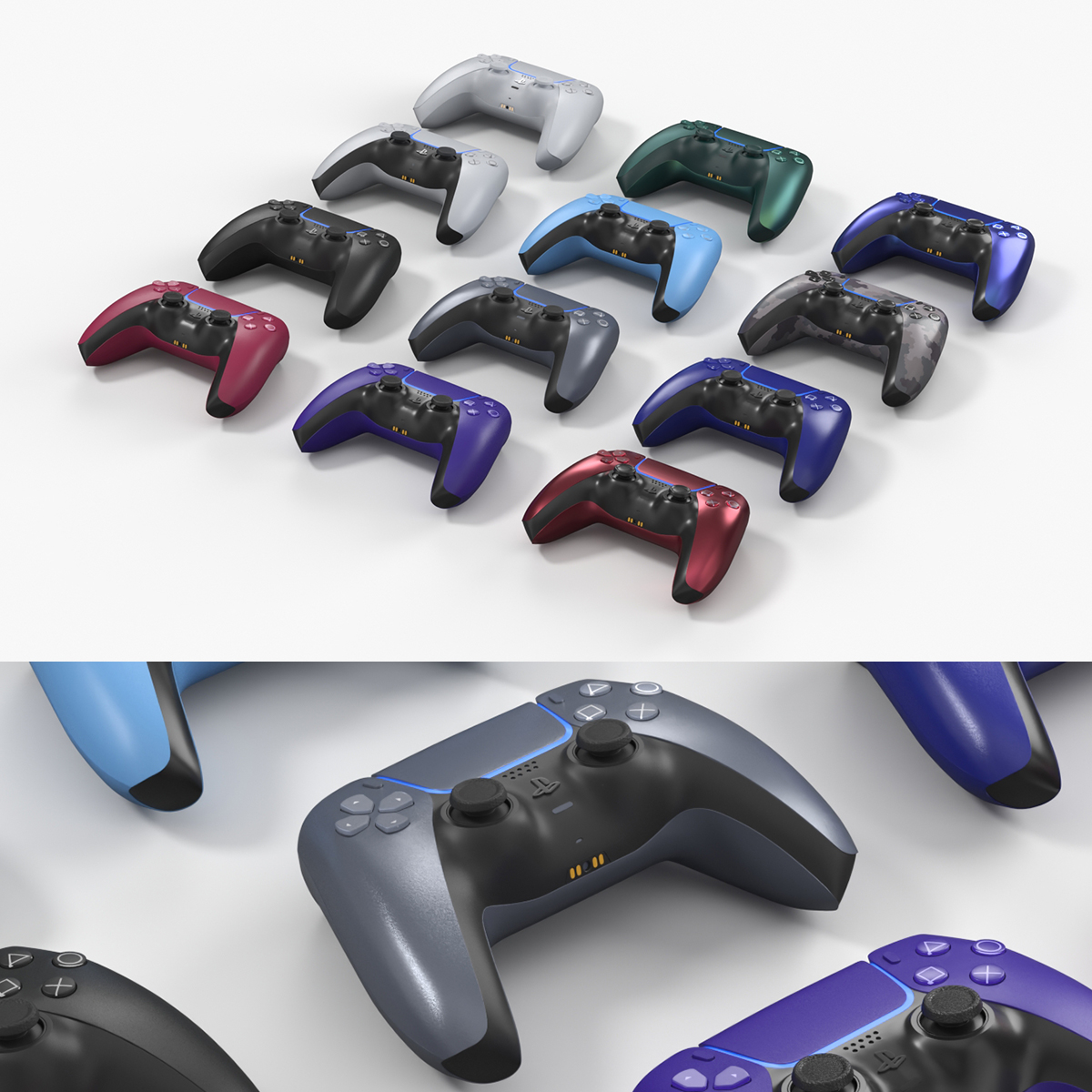 PlayStation DualSense Full Color Set