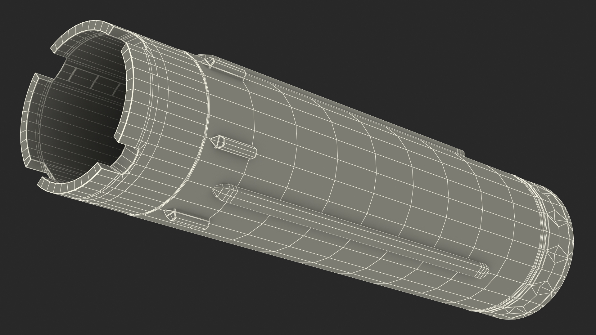 3D Proton M Rocket Stage 2 model