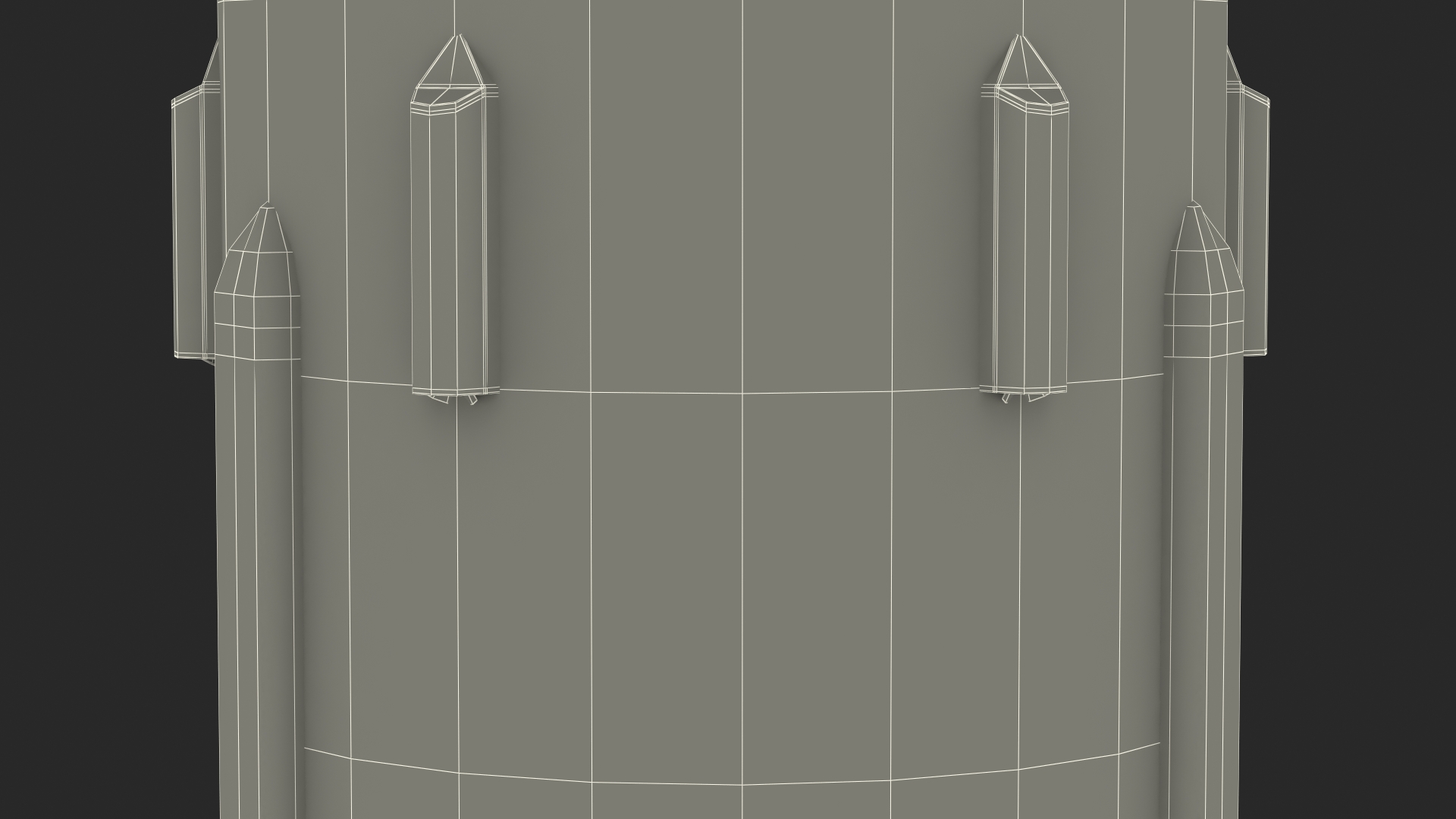 3D Proton M Rocket Stage 2 model