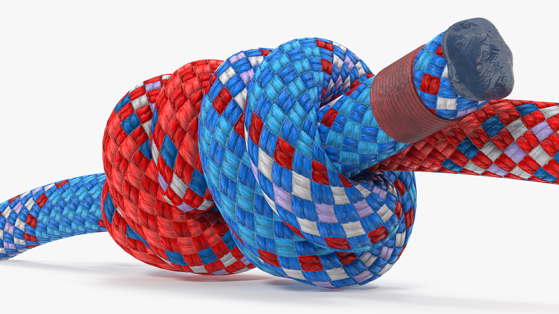 3D model Colored Double Fishermans Bend Knot