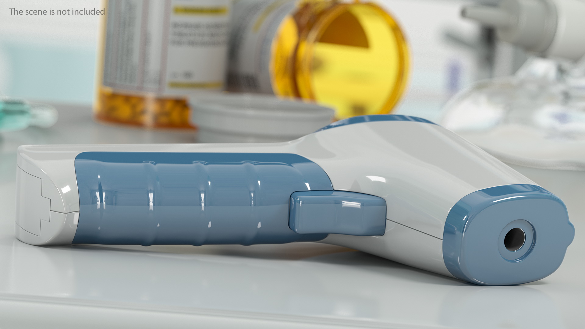 3D Infrared Forehead Thermometer Gun model
