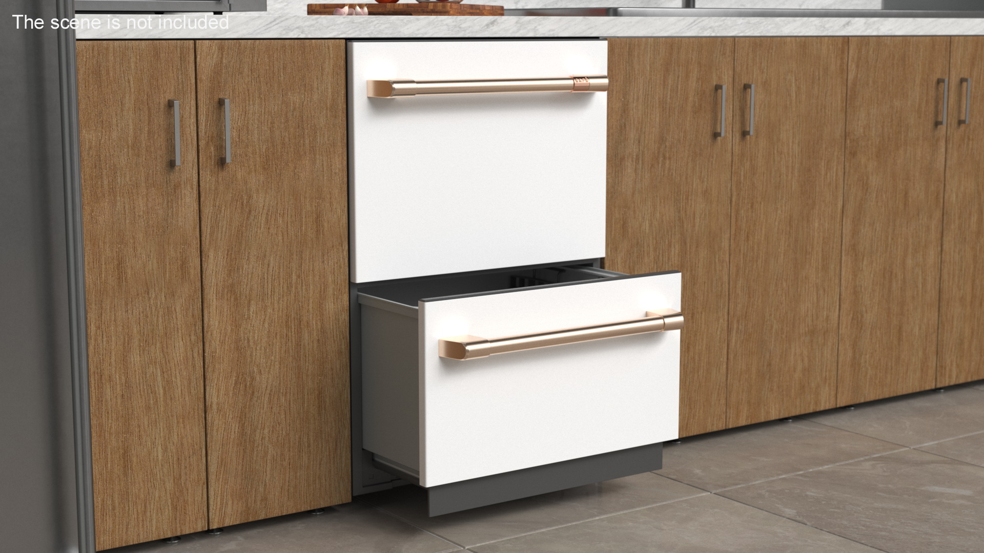 Double Drawer Dishwasher Cafe 24 3D
