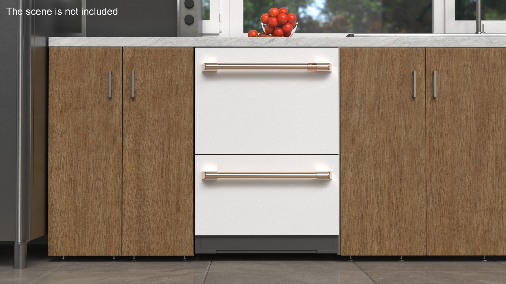 Double Drawer Dishwasher Cafe 24 3D