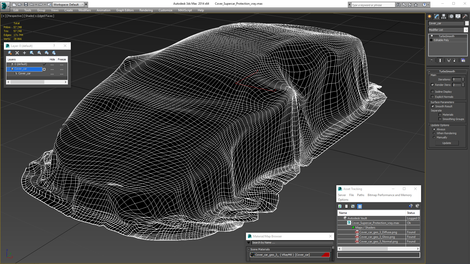 3D model Cover Supercar Protection
