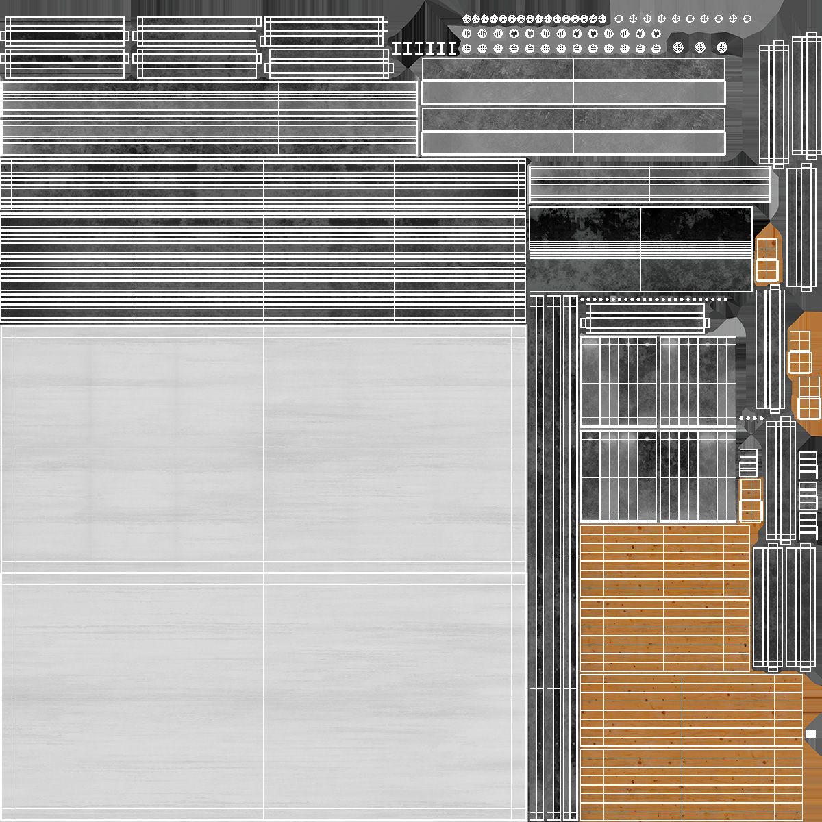 3D Covered Shopping Cart Corral model