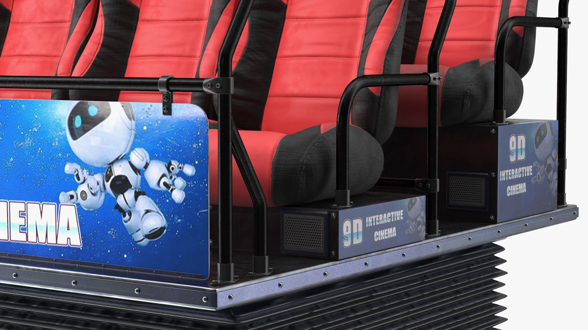 3D Virtual Reality Game Machine 9D Cinema model