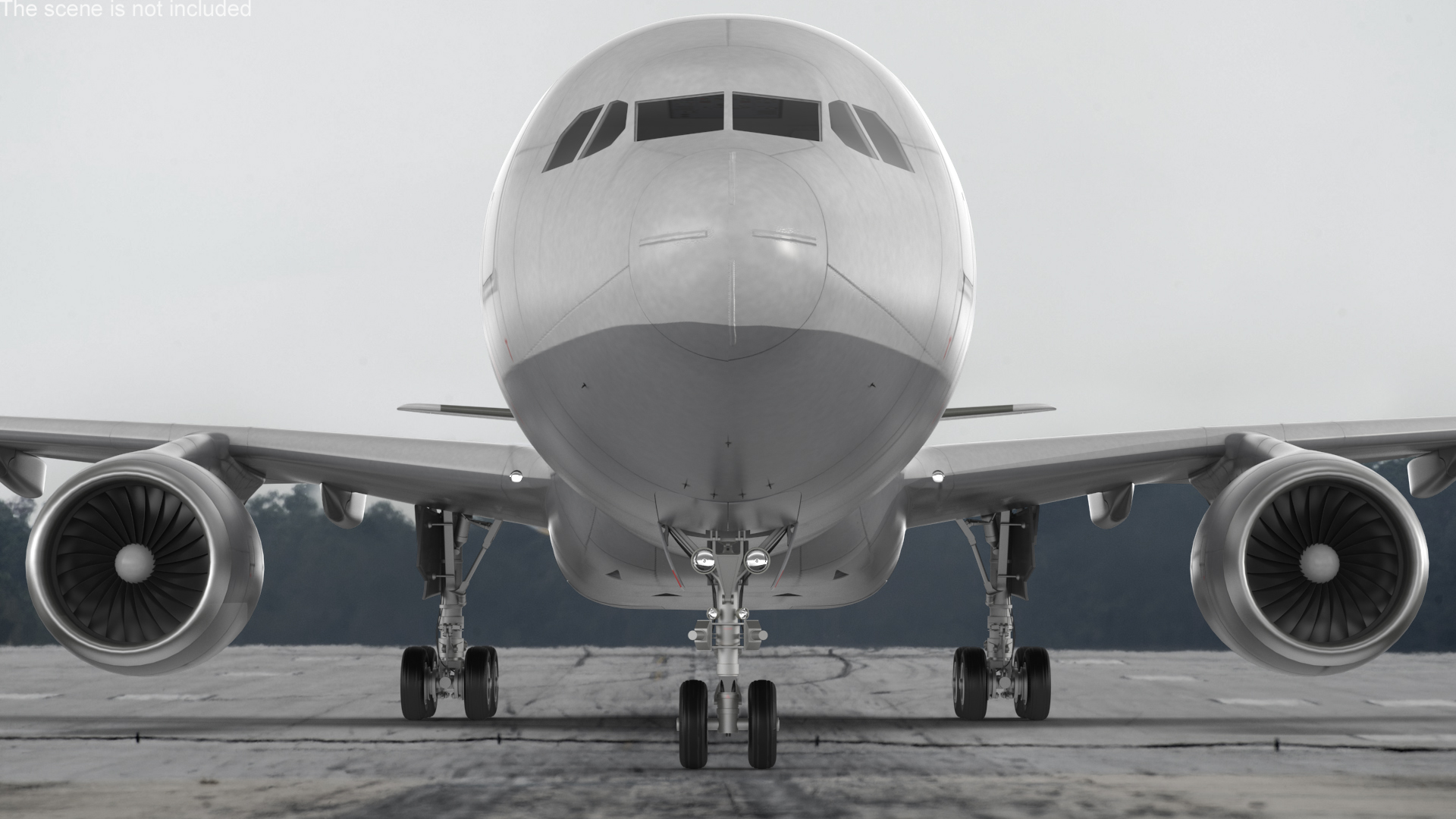 Lufthansa Airbus A330-300 Rigged 3D