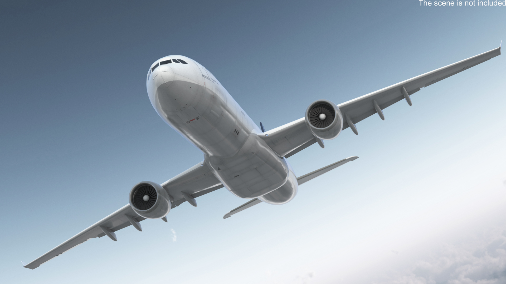 Lufthansa Airbus A330-300 Rigged 3D