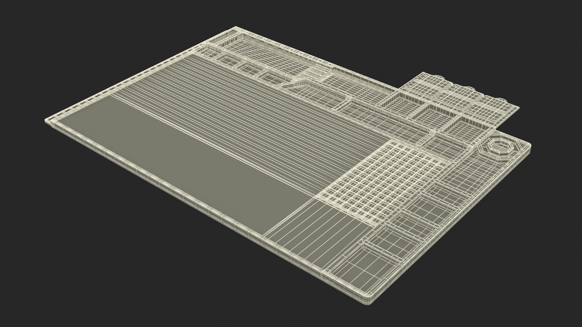 Silicone Repair Mat Blue 3D model