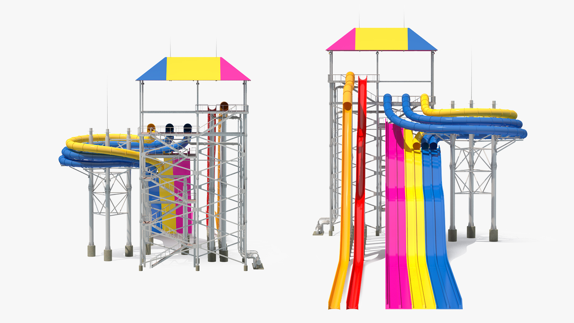3D Mat Racer Water Slide