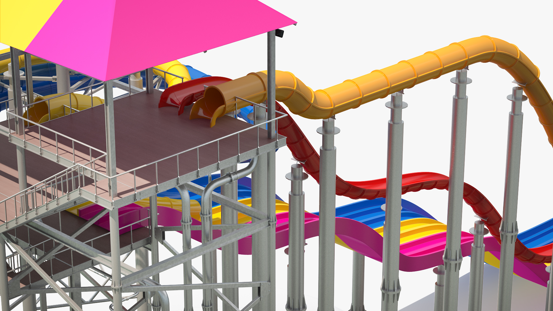 3D Mat Racer Water Slide