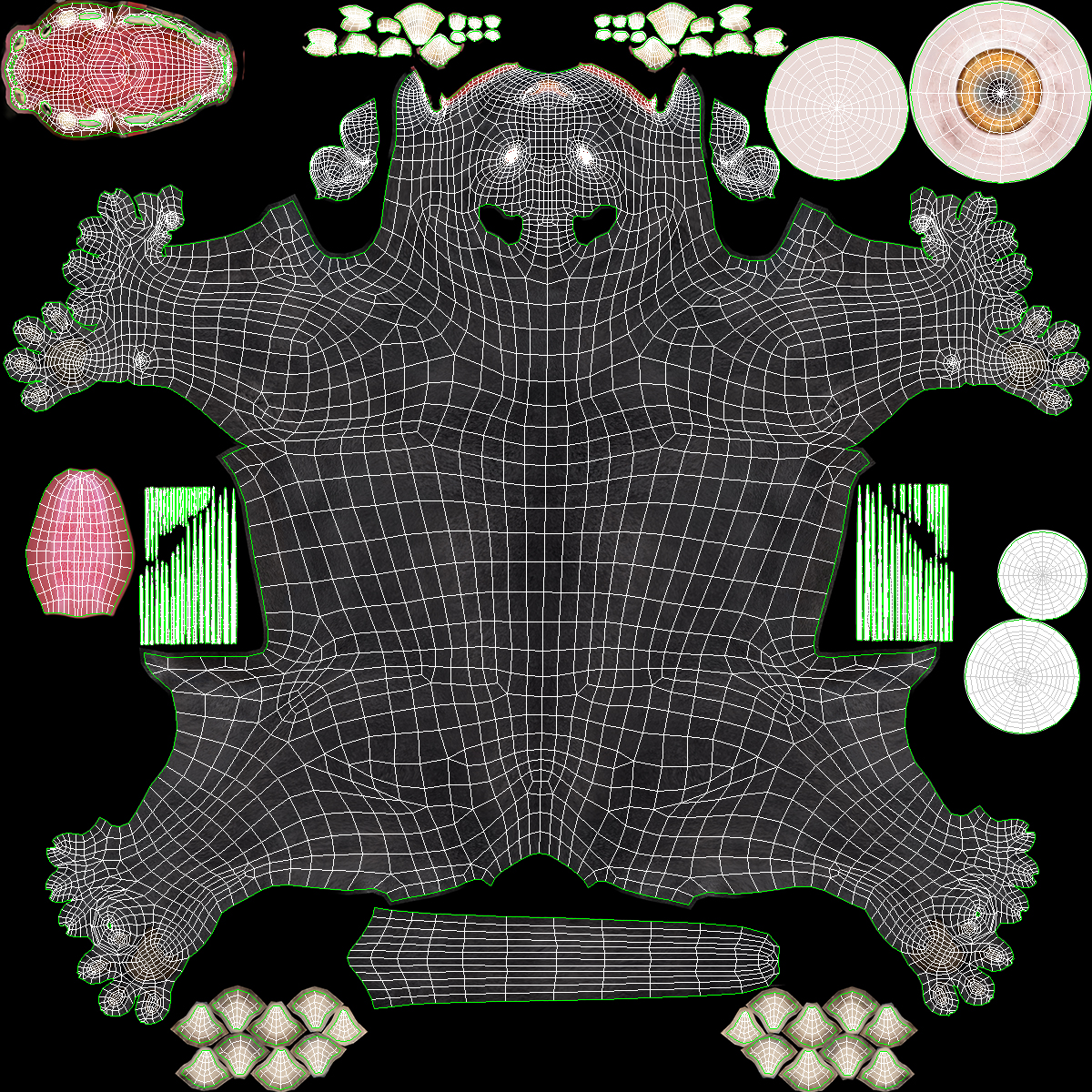 Black Panther Fur 3D