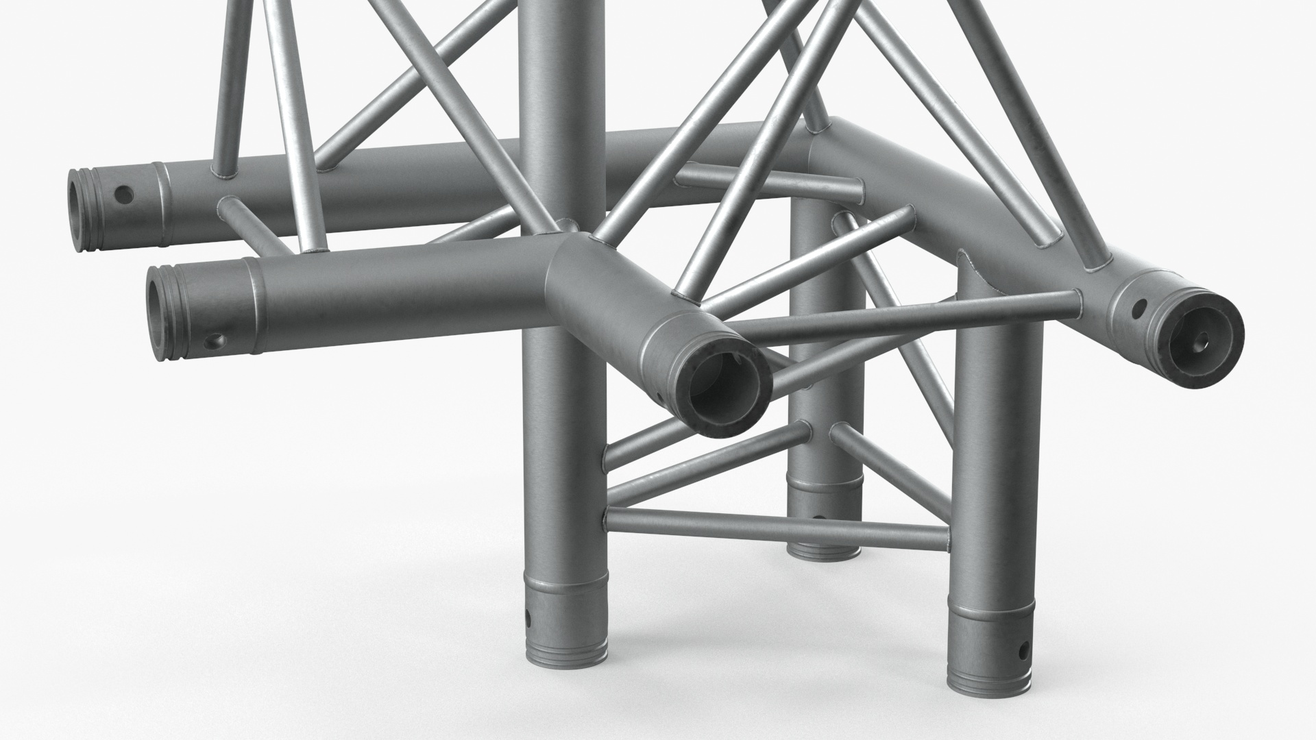 3D Triangular Truss Modular Corner