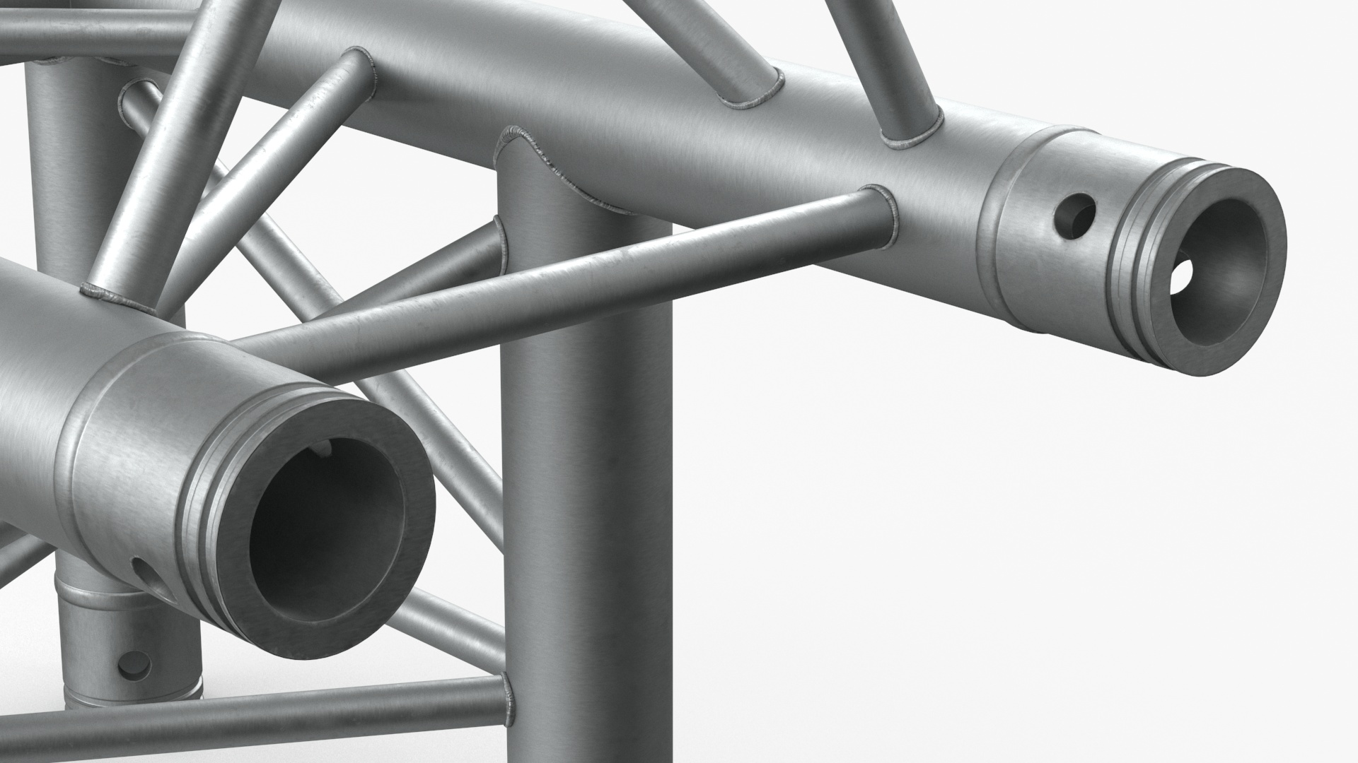 3D Triangular Truss Modular Corner