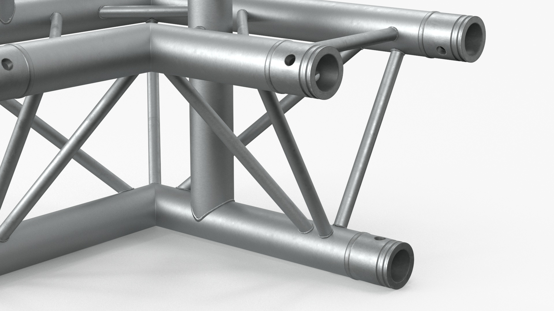 3D Triangular Truss Modular Corner