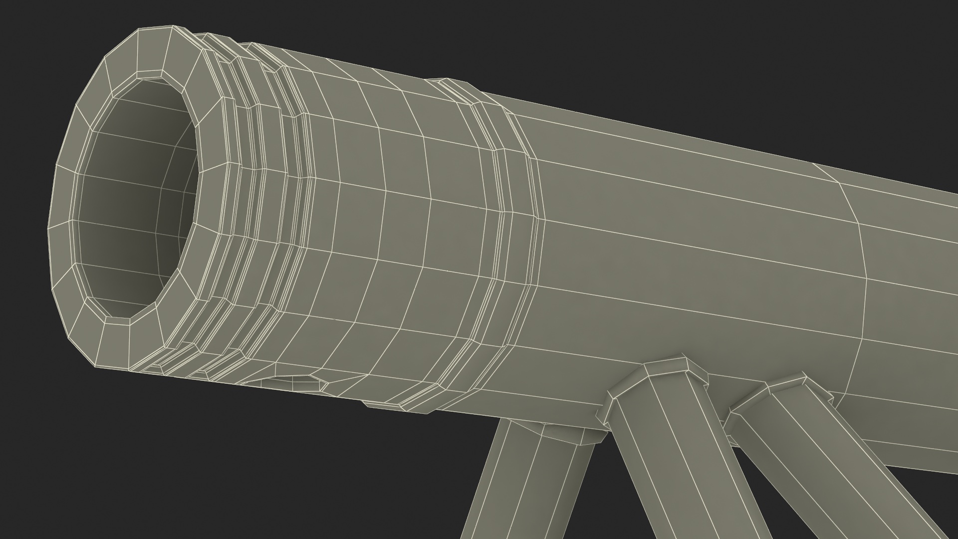 3D Triangular Truss Modular Corner