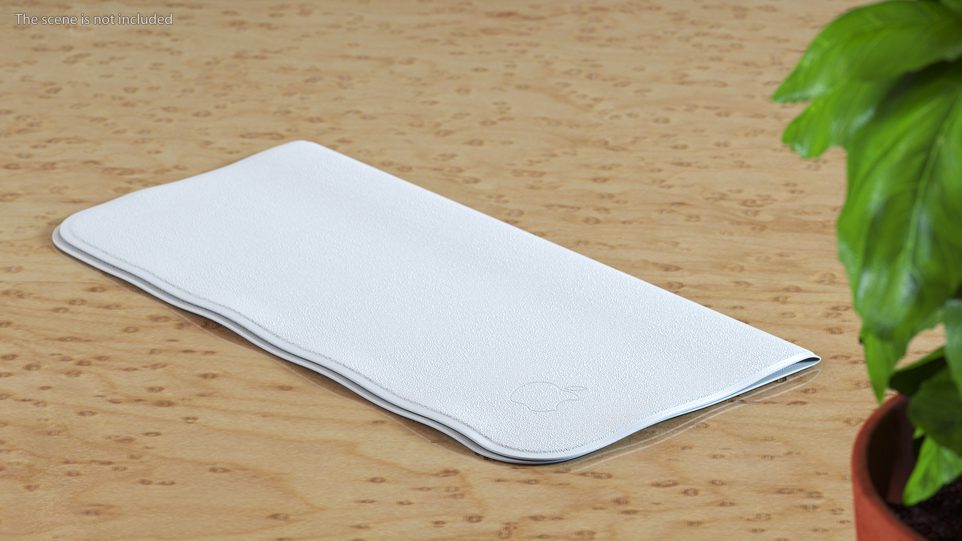 3D Apple Polishing Cloth Folded in Half