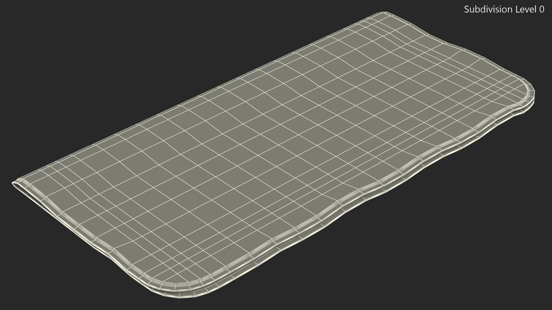 3D Apple Polishing Cloth Folded in Half