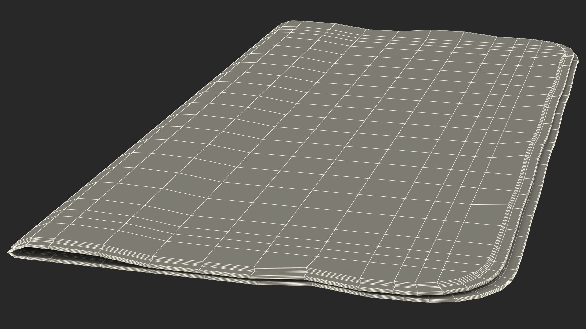 3D Apple Polishing Cloth Folded in Half