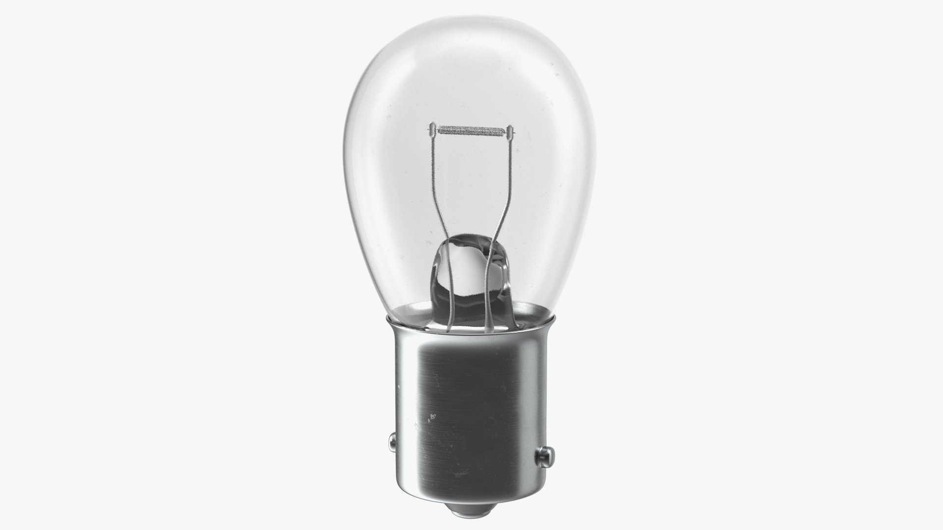3D model P21W BA15S Halogen Light Bulb White