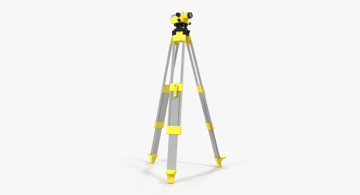 Survey Automatic Level on Tripod 3D