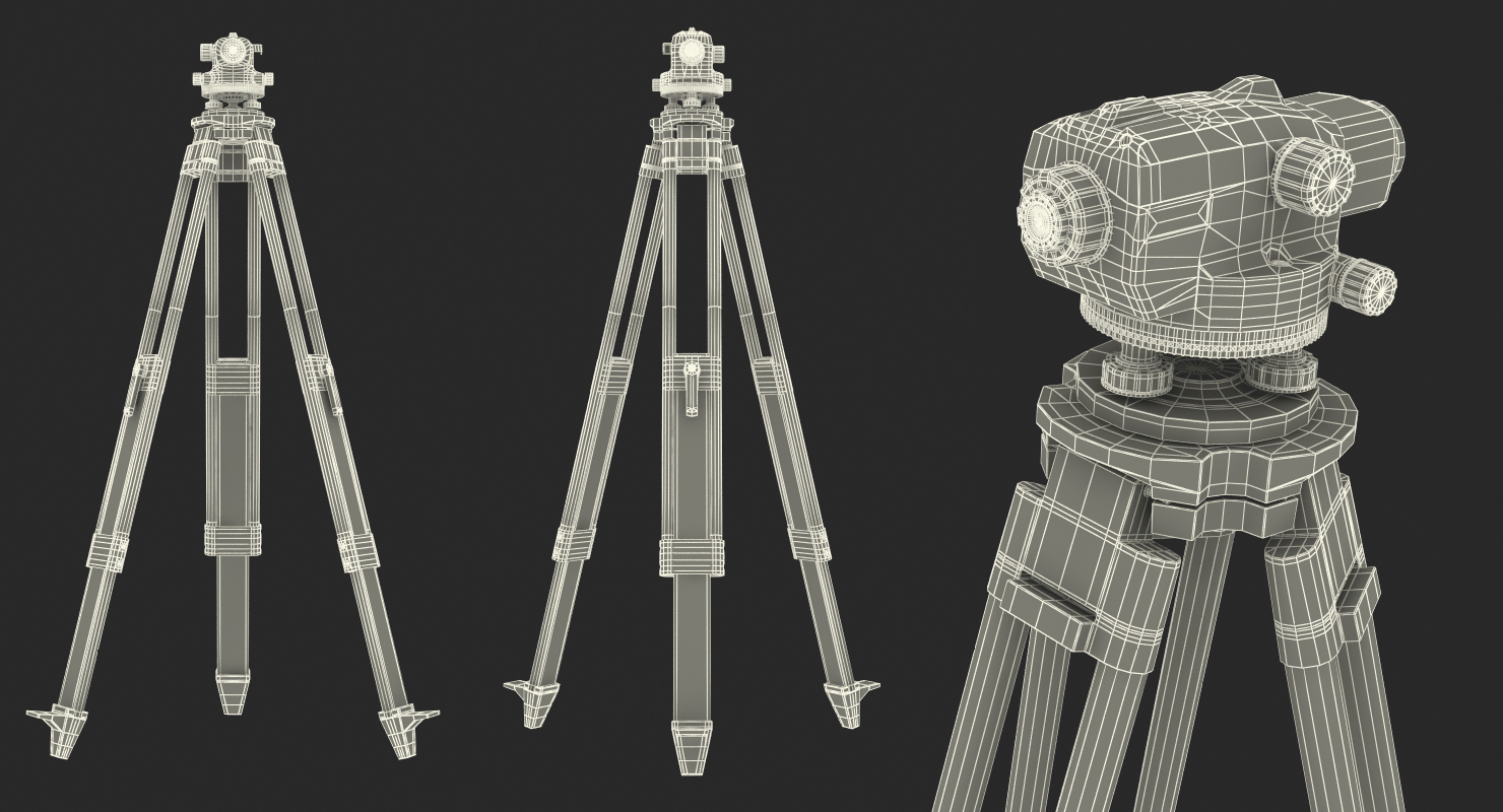 Survey Automatic Level on Tripod 3D
