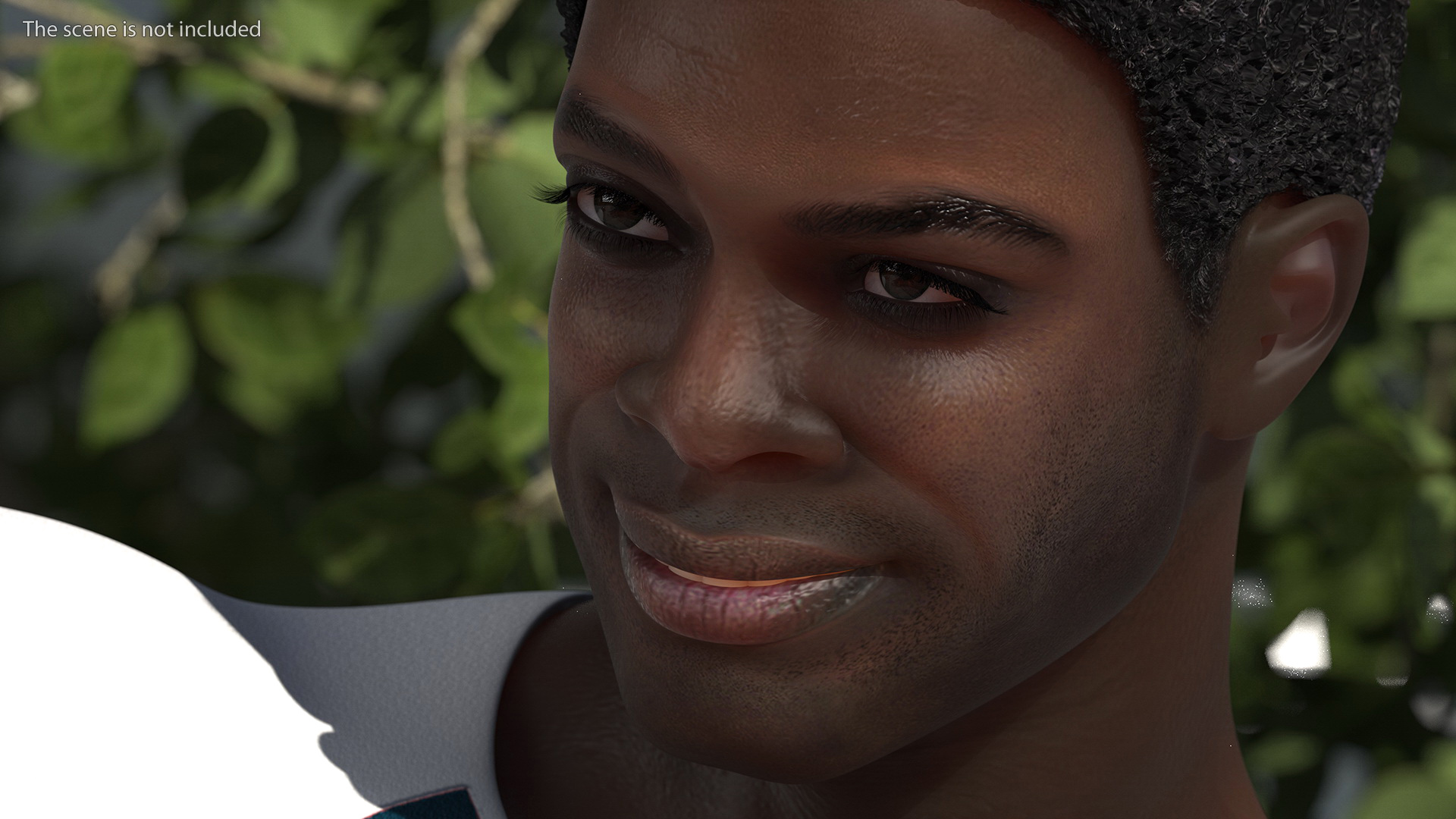 3D Afro American Man in City Style Rigged model